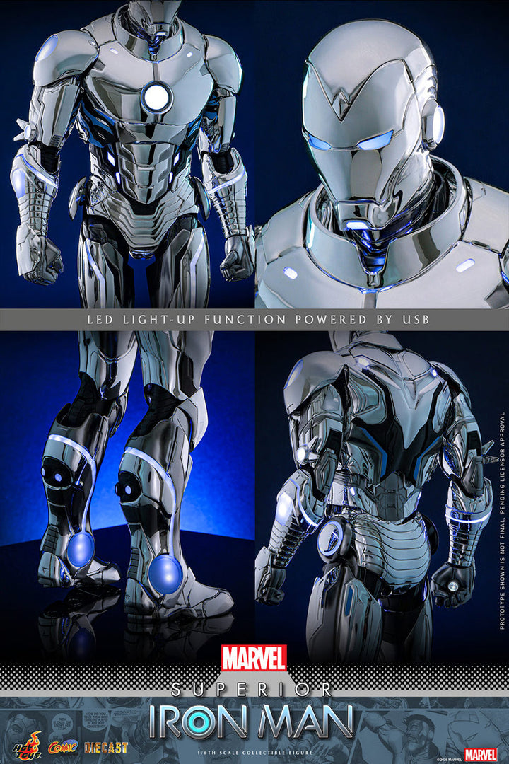 *Pre-Order* Marvel Superior Iron Man Sixth Scale Figure by Hot Toys