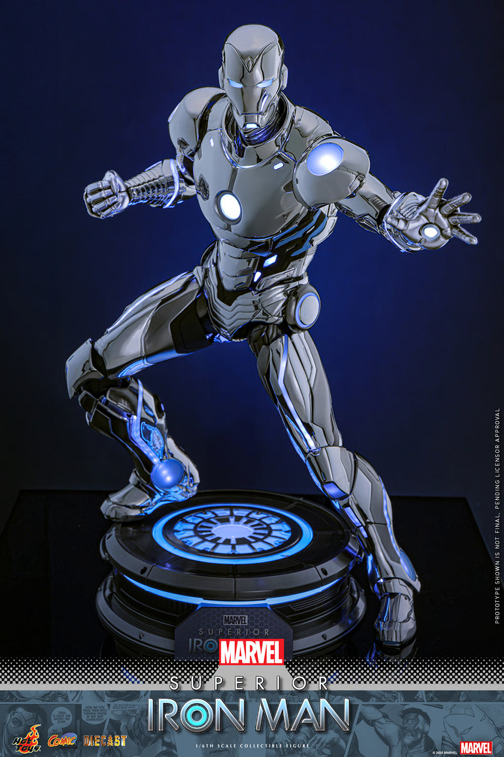 *Pre-Order* Marvel Superior Iron Man Sixth Scale Figure by Hot Toys