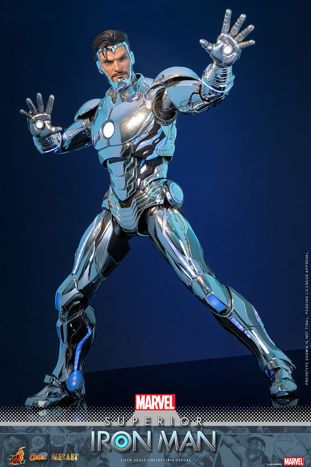 *Pre-Order* Marvel Superior Iron Man Sixth Scale Figure by Hot Toys