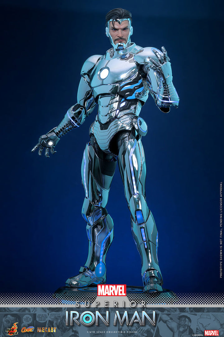 *Pre-Order* Marvel Superior Iron Man Sixth Scale Figure by Hot Toys