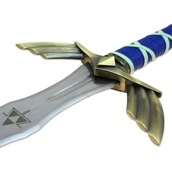 Legend of Zelda Link Master Sword Deluxe Replica Steel Sword &amp; Sheath