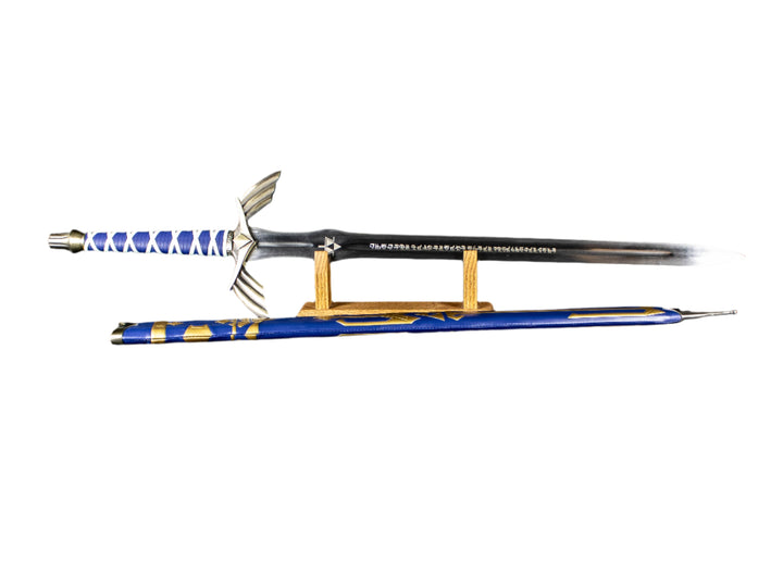 Legend of Zelda Link Master Sword Deluxe Replica Steel Sword &amp; Sheath