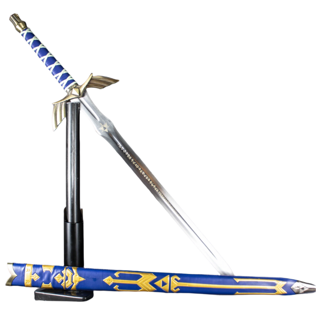 Legend of Zelda Link Master Sword Deluxe Replica Steel Sword &amp; Sheath