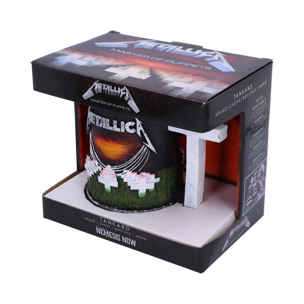 Metallica Master of Puppets Sculpted Tankard Mug