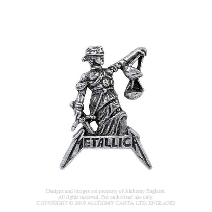 Metallica 'Justice For All' Pewter Pin