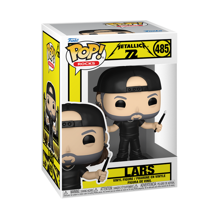 Metallica Lars (72 Seasons) Funko Pop! Vinyl Figure