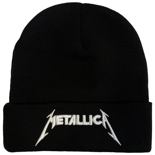 Metallica Logo Black Beanie