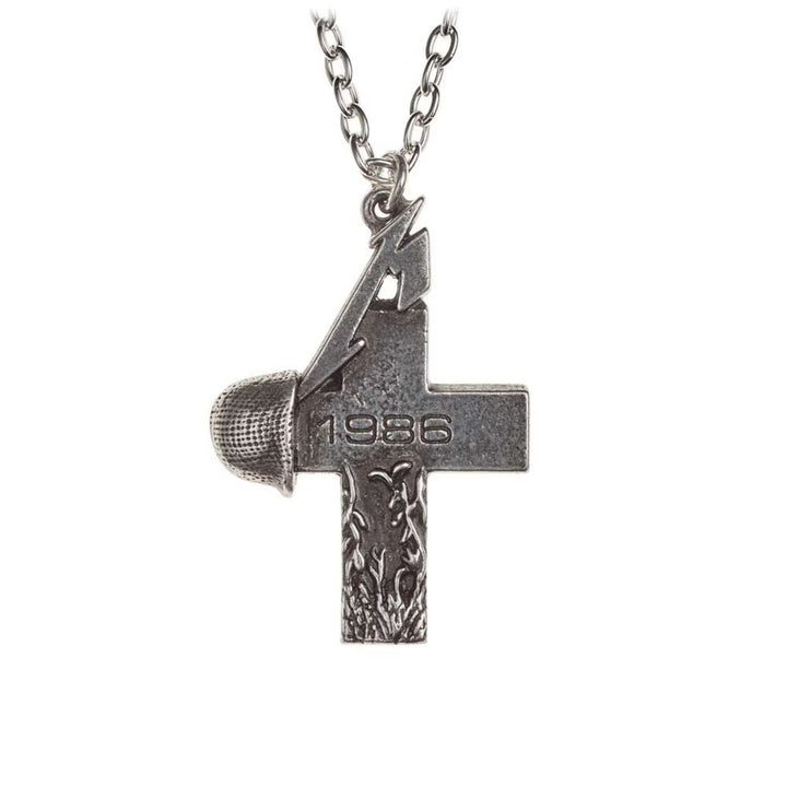 Metallica Master of Puppets 1986 Cross Necklace