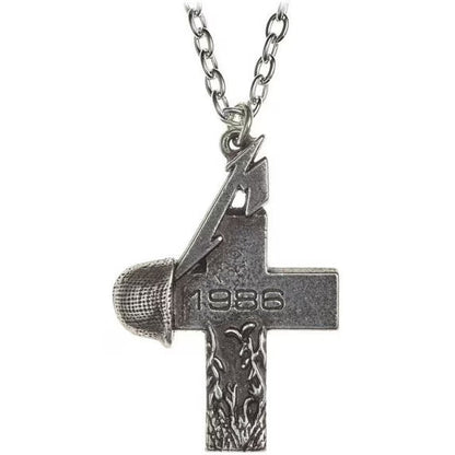 Metallica Master of Puppets 1986 Cross Necklace