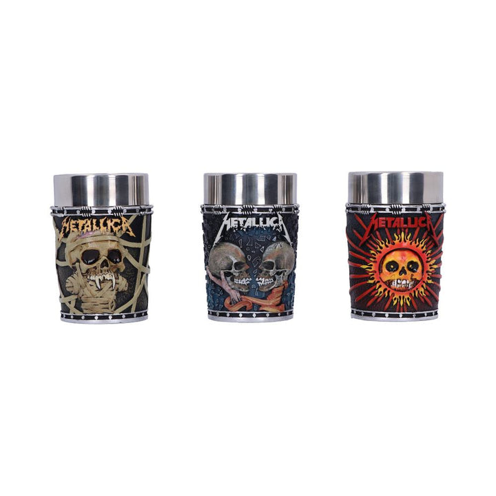Metallica Pushead Art Collectible Shot Glass Set (Set of 3)