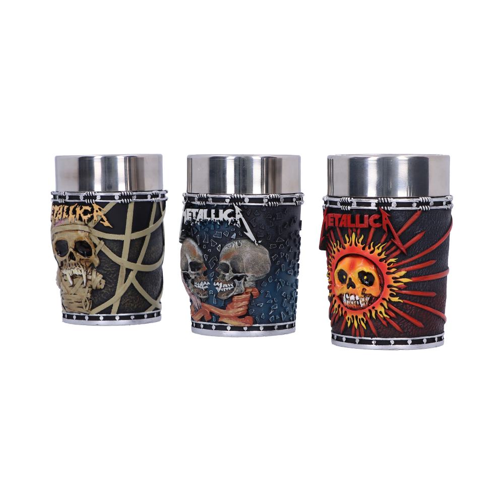 Metallica Pushead Art Collectible Shot Glass Set (Set of 3)