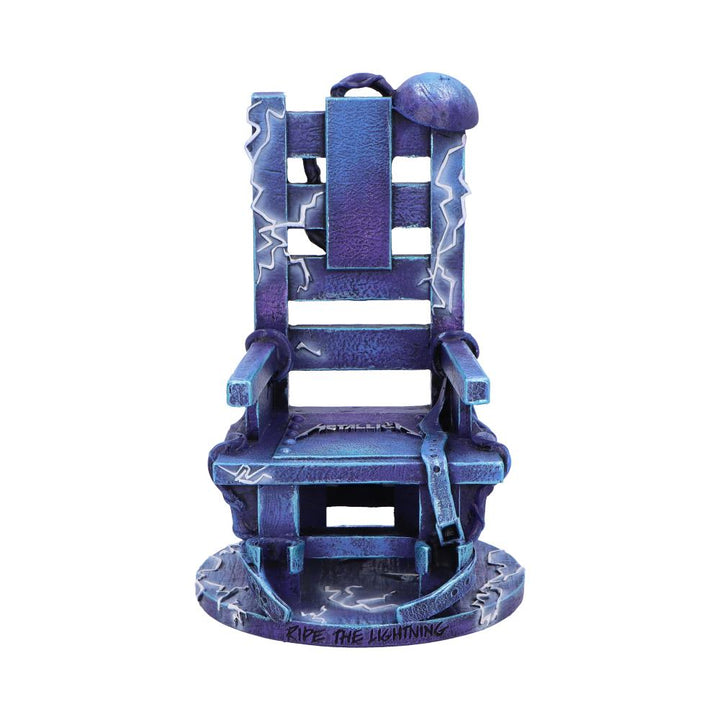 Metallica Ride the Lightning Blue Chair Ornament Statue