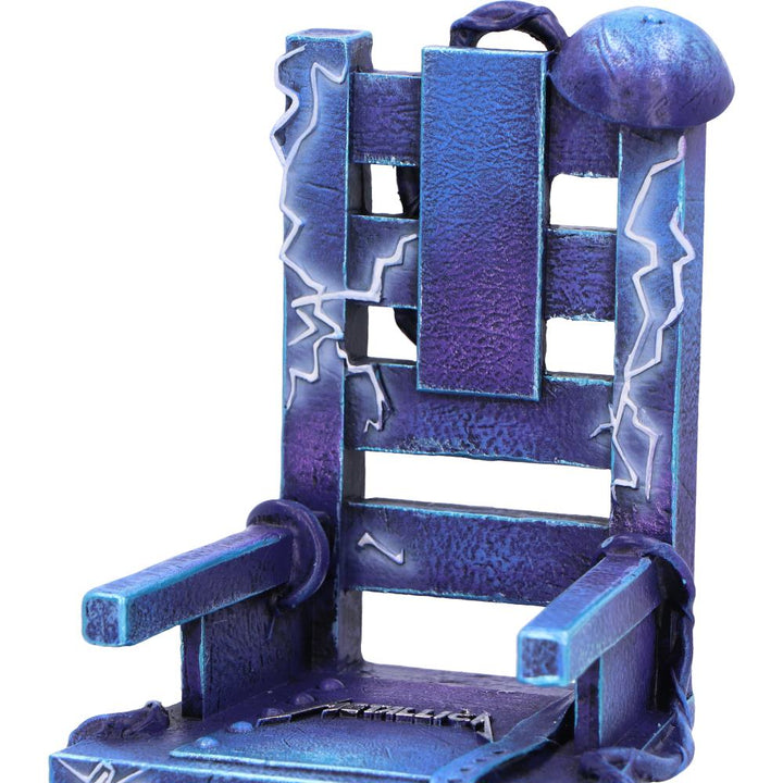 Metallica Ride the Lightning Blue Chair Ornament Statue