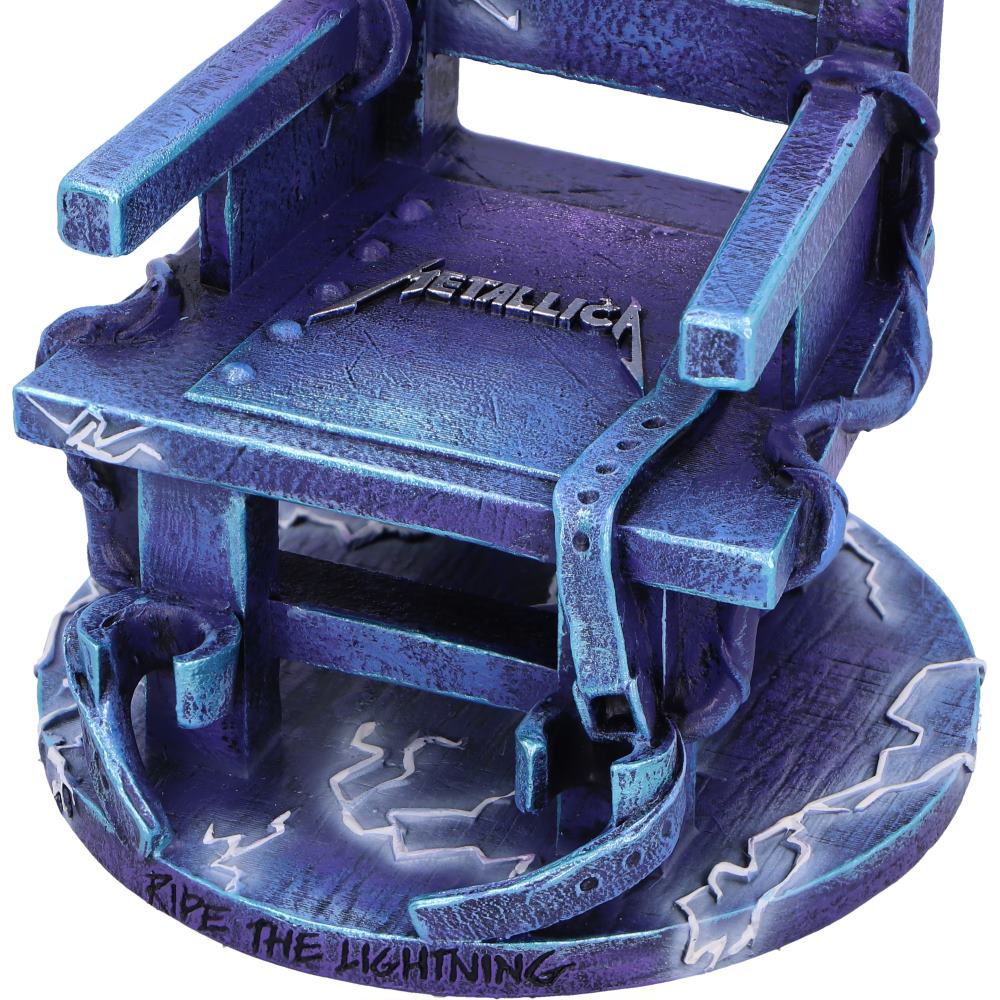 Metallica Ride the Lightning Blue Chair Ornament Statue