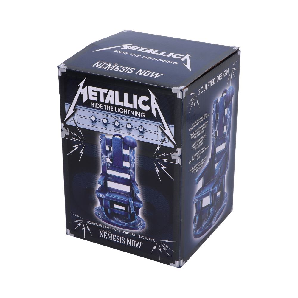 Metallica Ride the Lightning Blue Chair Ornament Statue
