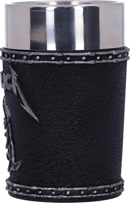 Metallica Black Album Resin and Stainless Steel Shot Glass