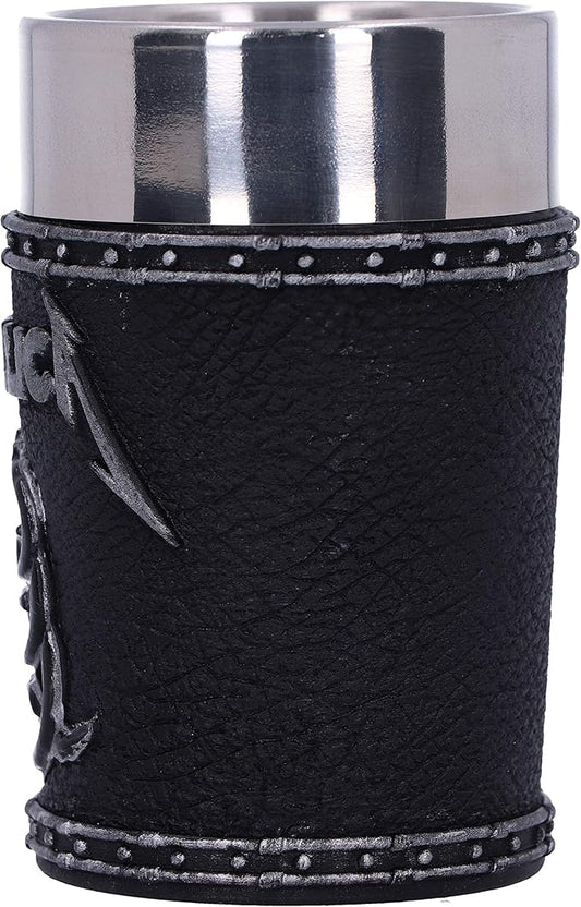 Metallica Black Album Resin and Stainless Steel Shot Glass