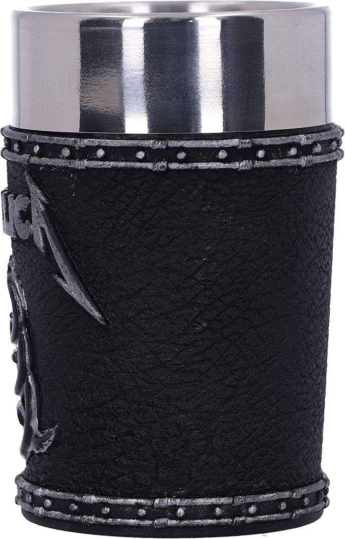 Metallica Black Album Resin and Stainless Steel Shot Glass