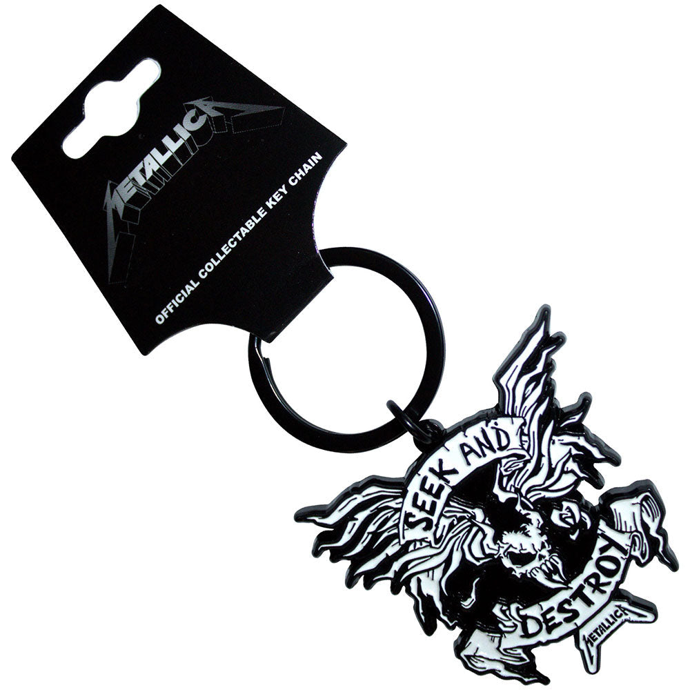 Metallica Seek &amp; Destroy Keychain