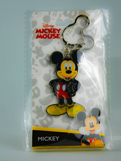 Mickey Mouse Colored Pewter Keychain