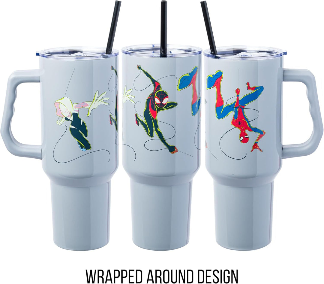 Miles Morales Spider Gwen Spider-Man 40oz. Stainless Steel Mug