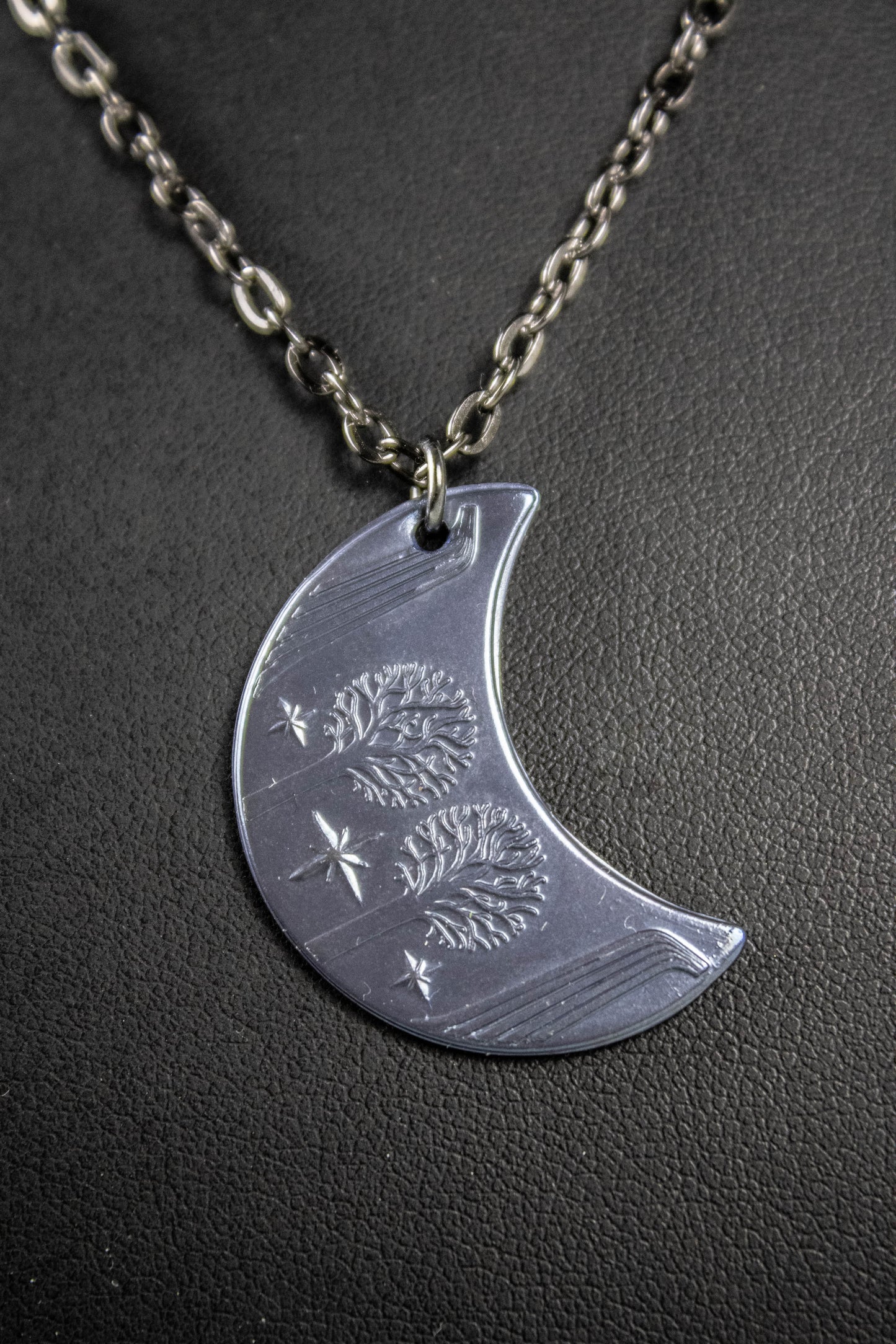 Mithril Blue Moon of Rivendell Lord of the Rings Pendant Necklace