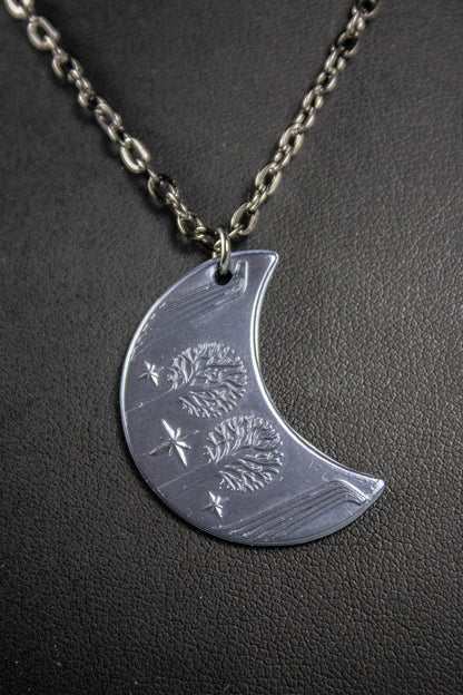 Mithril Blue Moon of Rivendell Lord of the Rings Pendant Necklace