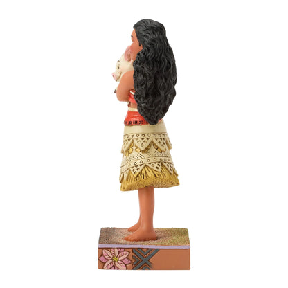 Moana Holding Pua Jim Shore Disney Traditions Statue