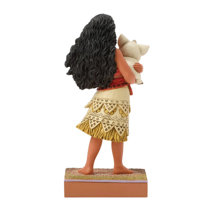 Moana Holding Pua Jim Shore Disney Traditions Statue
