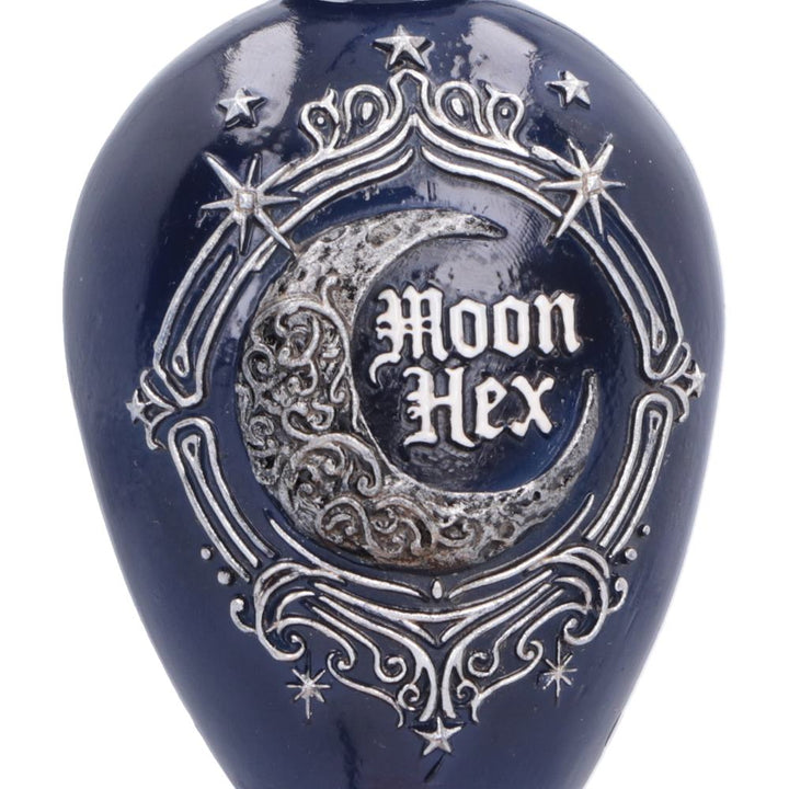 Moon Hex Potion Bottle Hanging Holiday Ornament