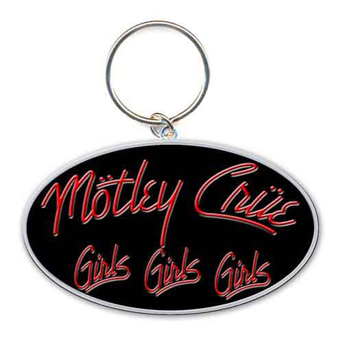 Motley Crue Keychain Girls, Girls, Girls