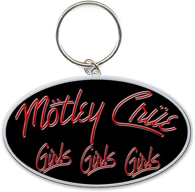 Motley Crue Keychain Girls, Girls, Girls