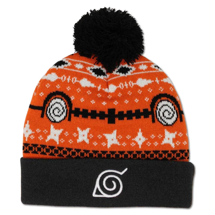 Naruto Leaf Village Knit Pom Beanie