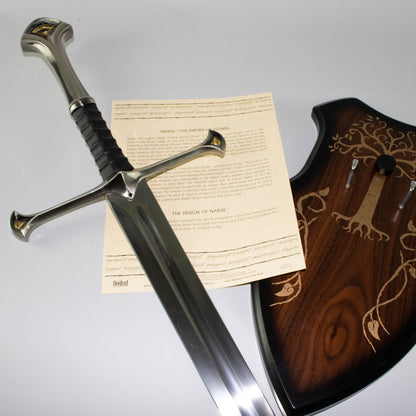 Lord of the Rings Narsil Sword of Elendil Steel Prop Replica