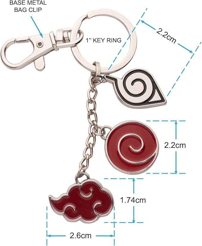 Naruto Shippuden Icons Keychain