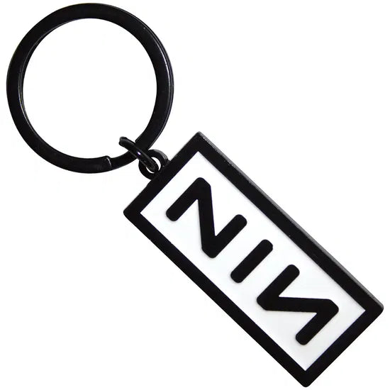 Nine Inch Nails Band Logo Enamel Keychain
