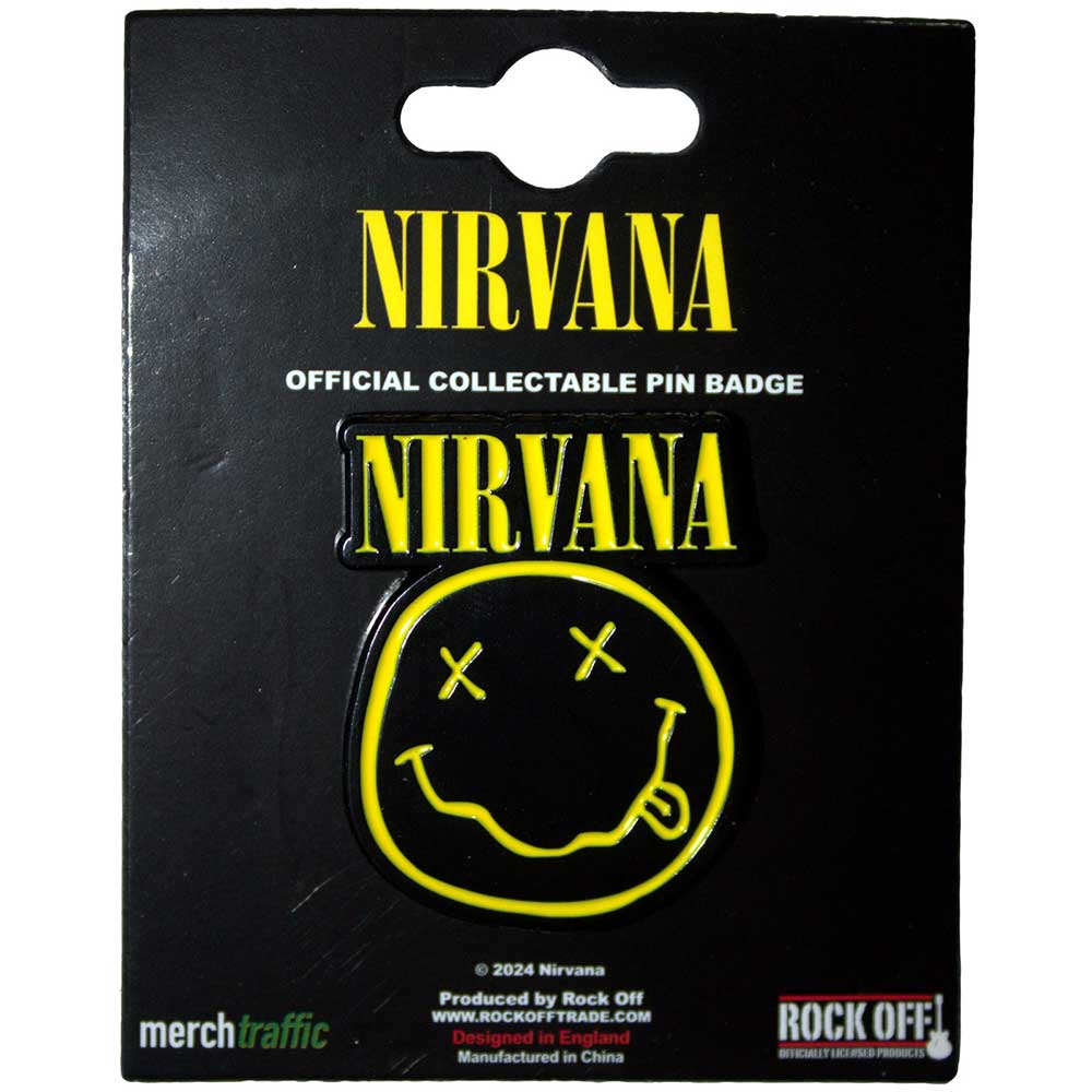 Nirvana Band Logo Pin Badge