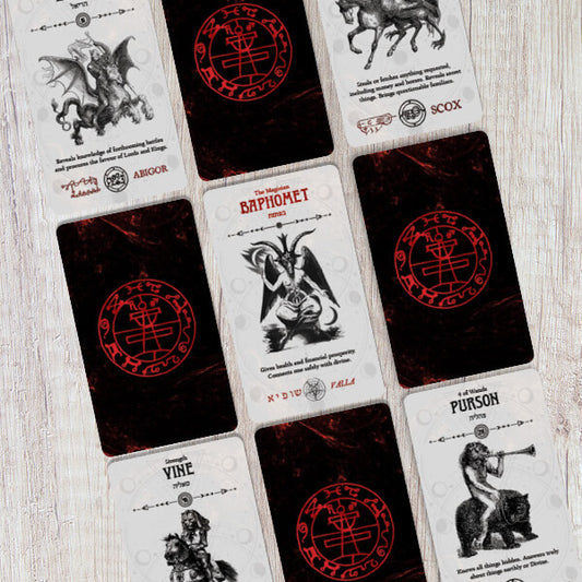 Occult Tarot Deck and Guidebook