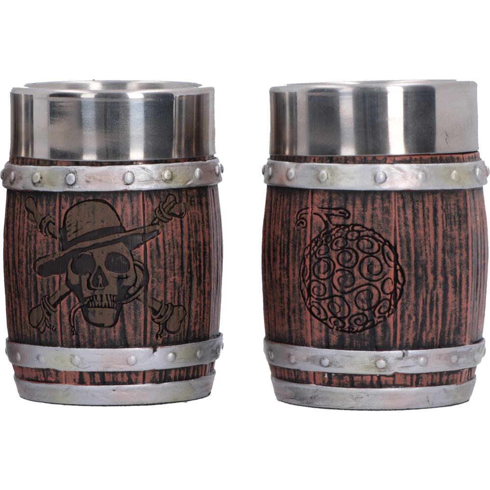 One Piece Barrel Shot Glass Set (Set of 3)