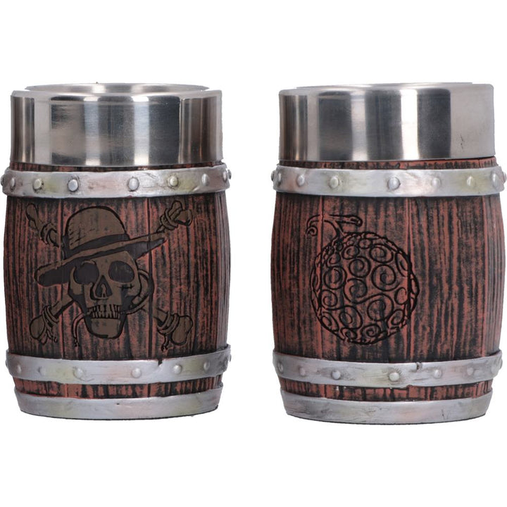 One Piece Barrel Shot Glass Set (Set of 3)
