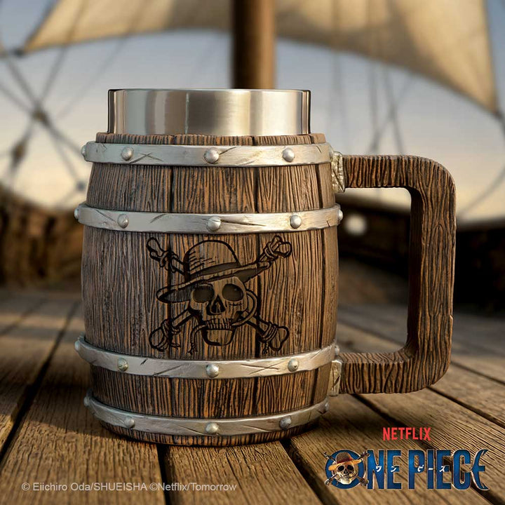 One Piece Barrel Tankard Mug