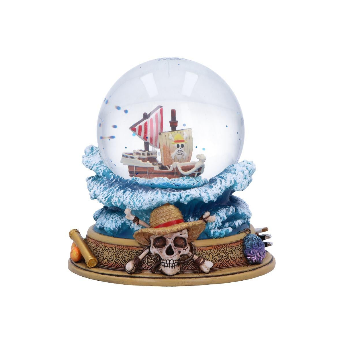 One Piece Going Merry Ship Snow Globe