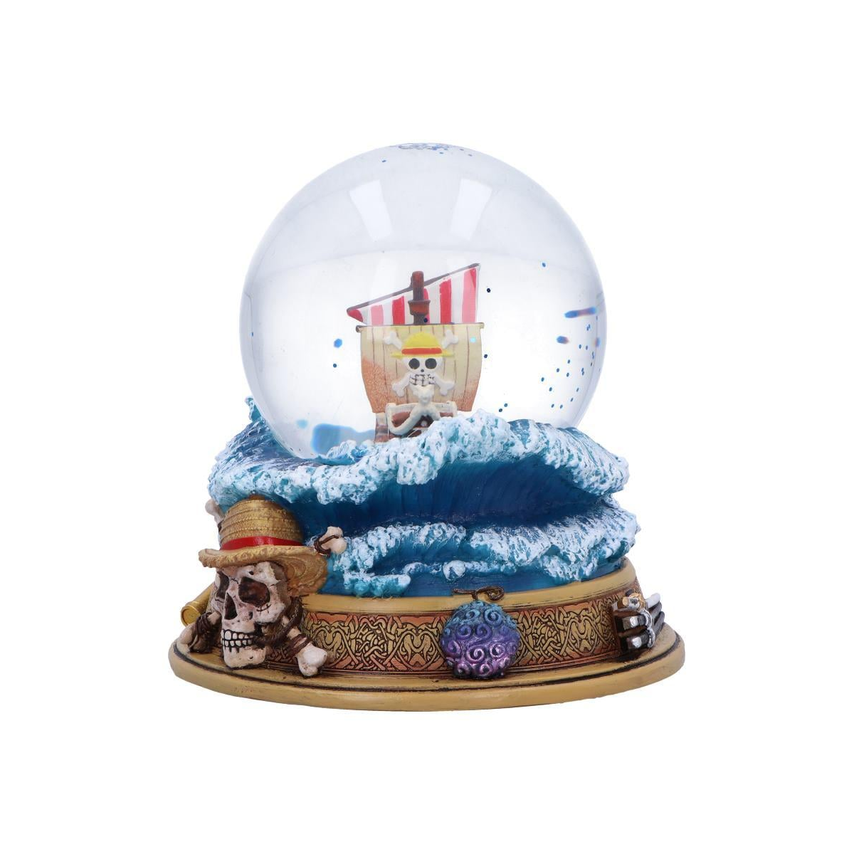 One Piece Going Merry Ship Snow Globe