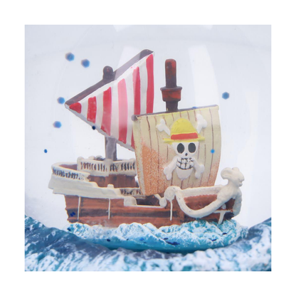 One Piece Going Merry Ship Snow Globe