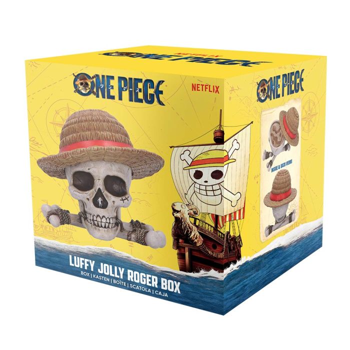 One Piece Luffy Jolly Roger Trinket Jewelry Box