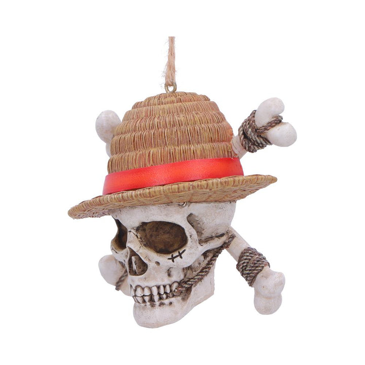 One Piece Luffy Jolly Roger Hanging Holiday Ornament