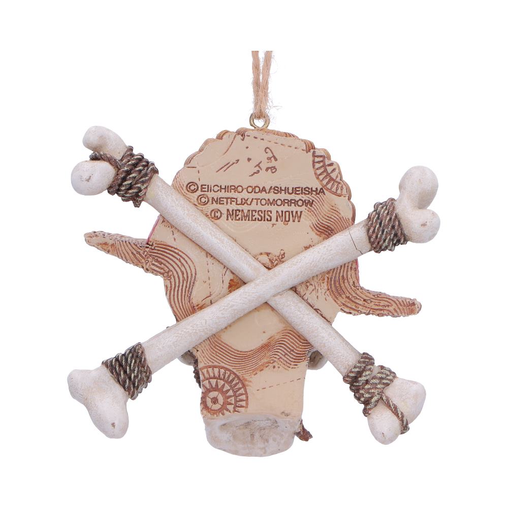 One Piece Luffy Jolly Roger Hanging Holiday Ornament