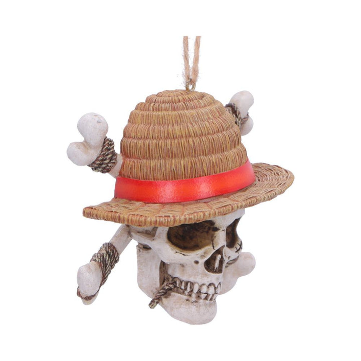 One Piece Luffy Jolly Roger Hanging Holiday Ornament