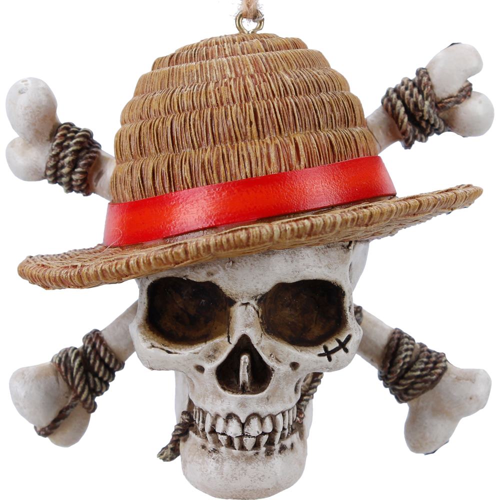 One Piece Luffy Jolly Roger Hanging Holiday Ornament
