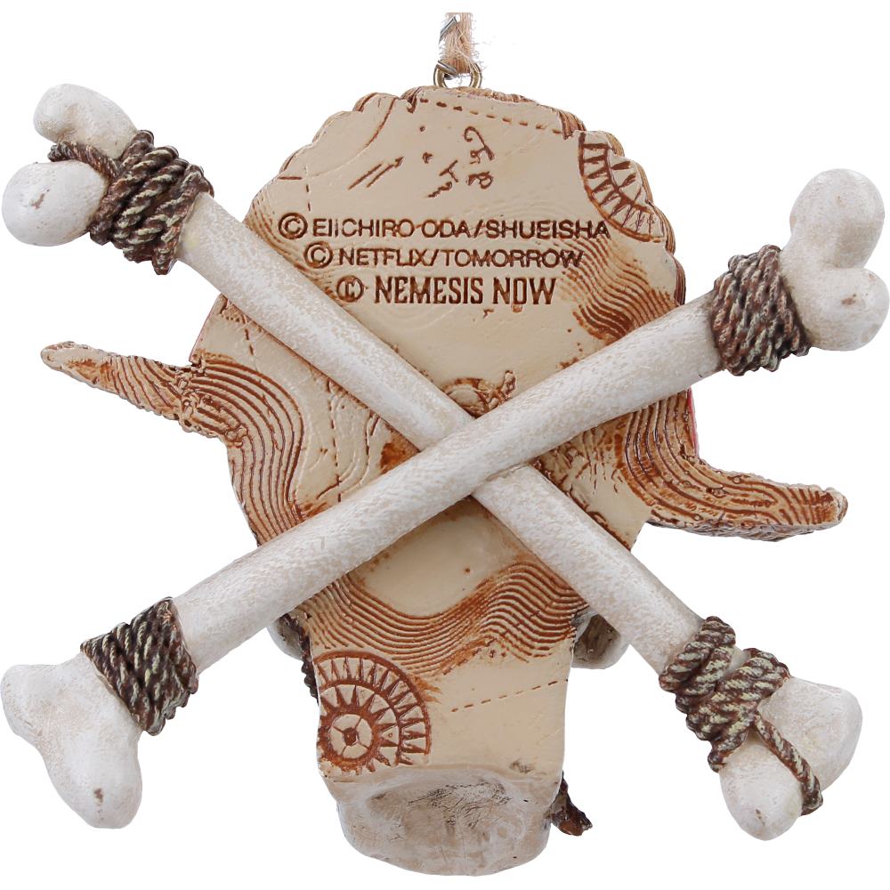 One Piece Luffy Jolly Roger Hanging Holiday Ornament
